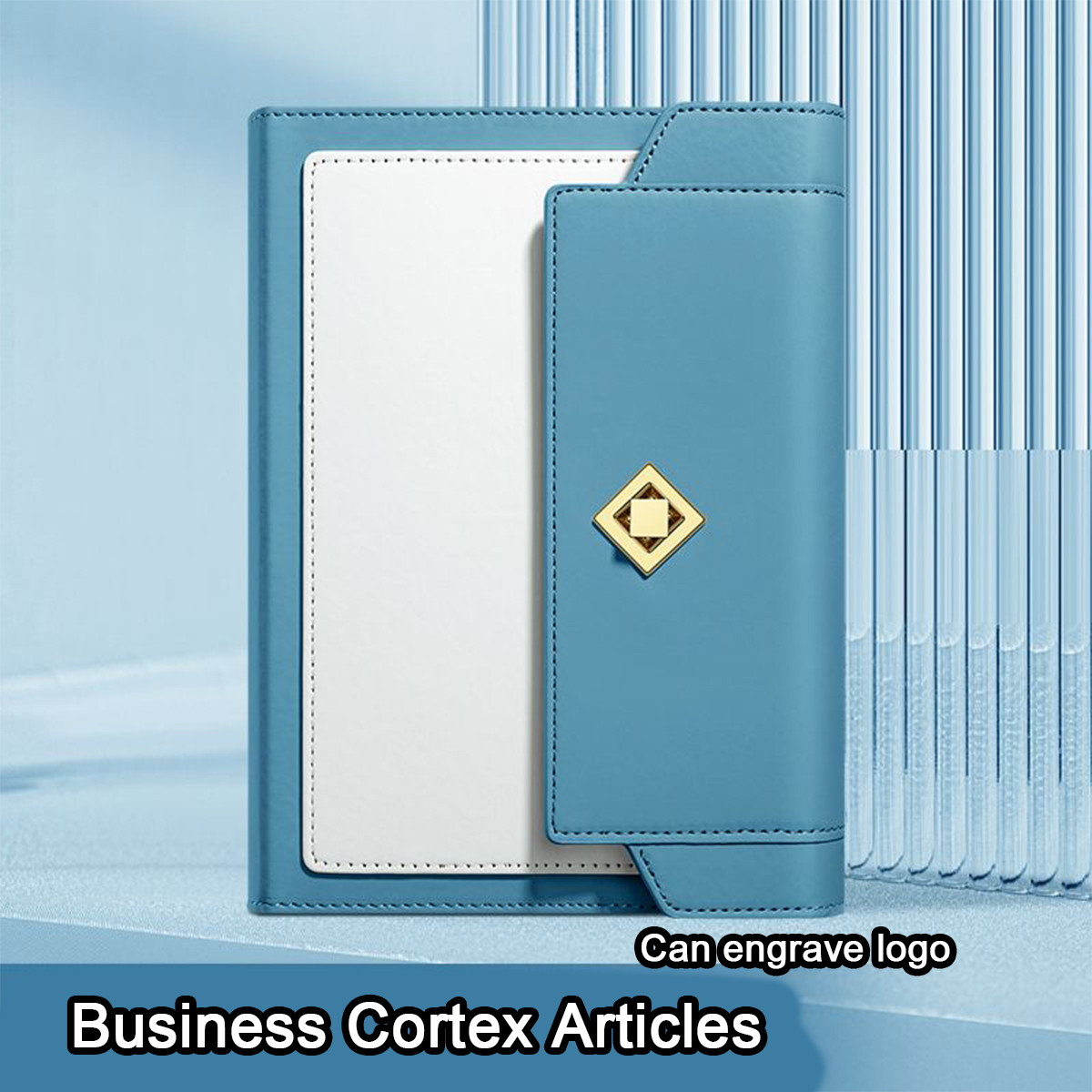 Leatherwork Books - (Can Engrave Logo) A5 Thickened Business