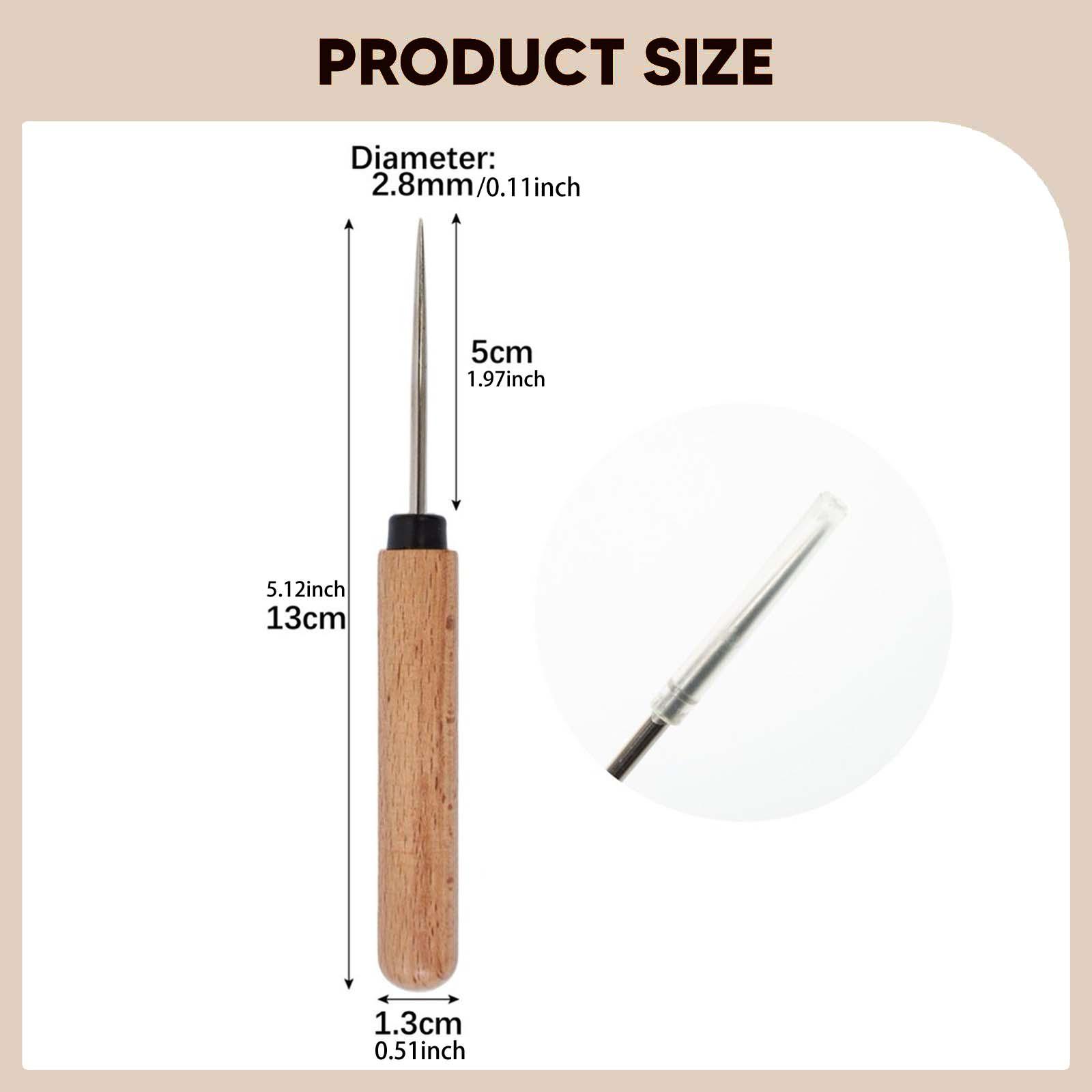 Leatherwork Kits For Beginners - Hand Sewing Awl Tool Leatherworking Kit