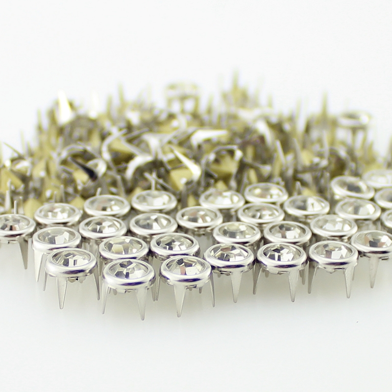 Rivet Setter Tool - 100pcs High Quality 7mm Claws Rhinestone