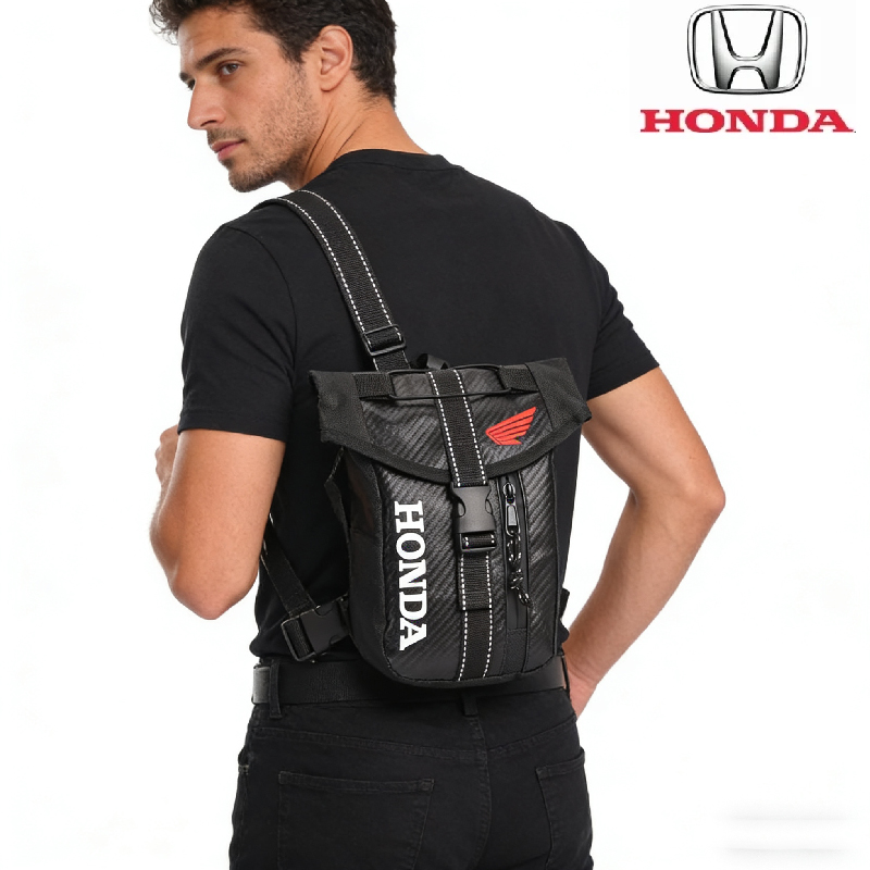 Leatherwork Wallet - Honda Racing Motorcycle Waist Bag Waterproof