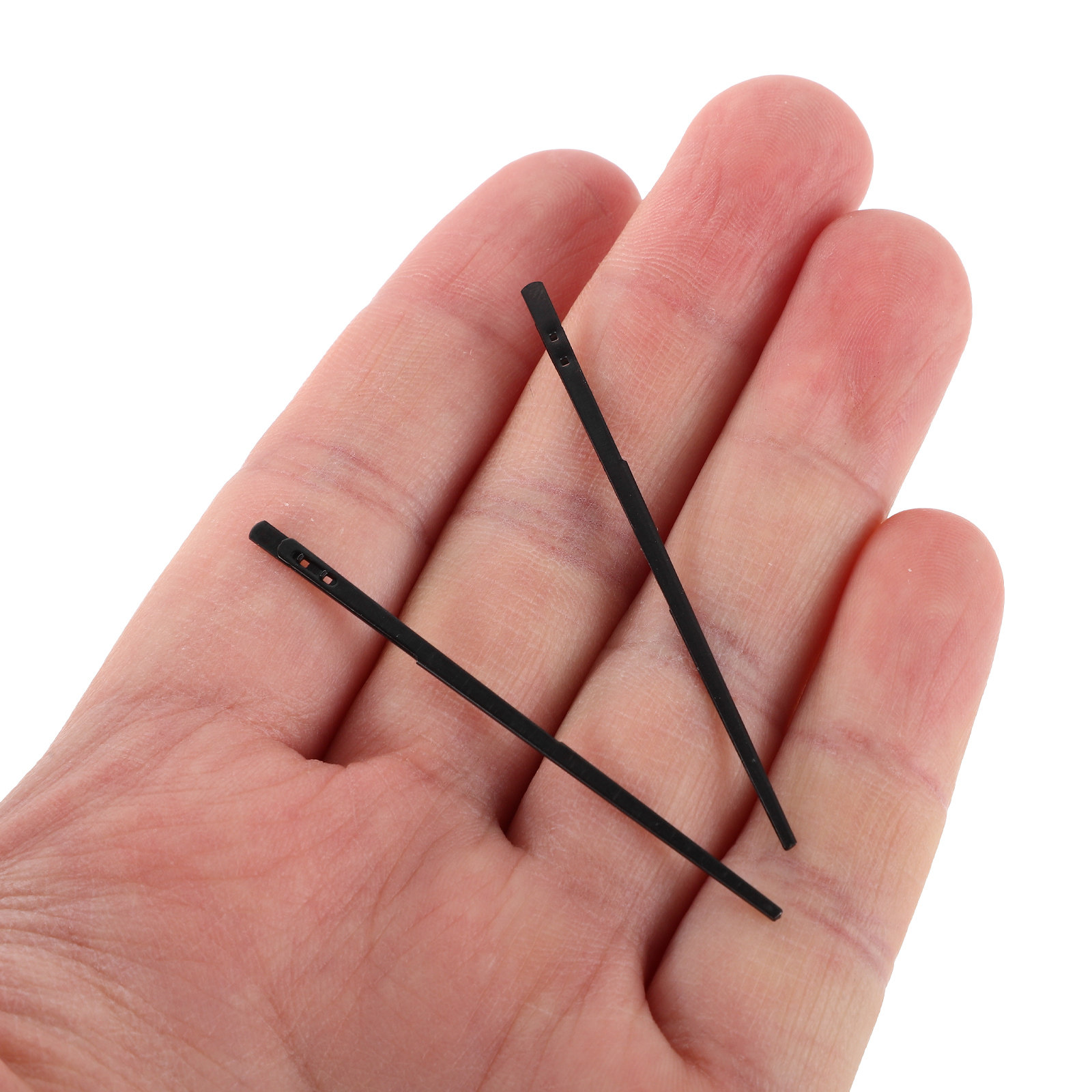 Leatherwork Needles - 2Pcs Flat Head Double Hole Lacing
