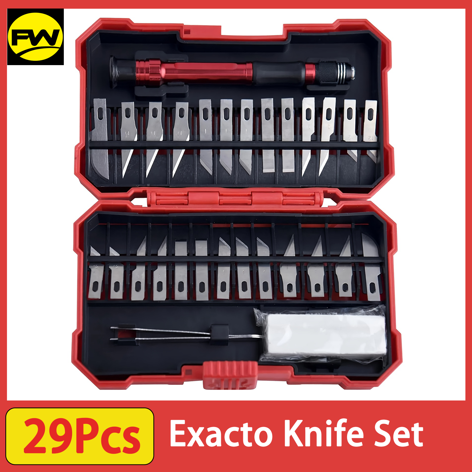 Leatherwork Hobby - 29Pcs Exacto Knife Set, Precision Cutter