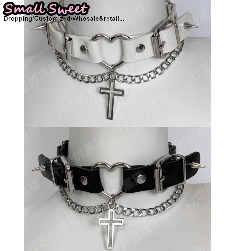 Goth Hair accessories Harajuku - Leatherwork Pony 评论和价格