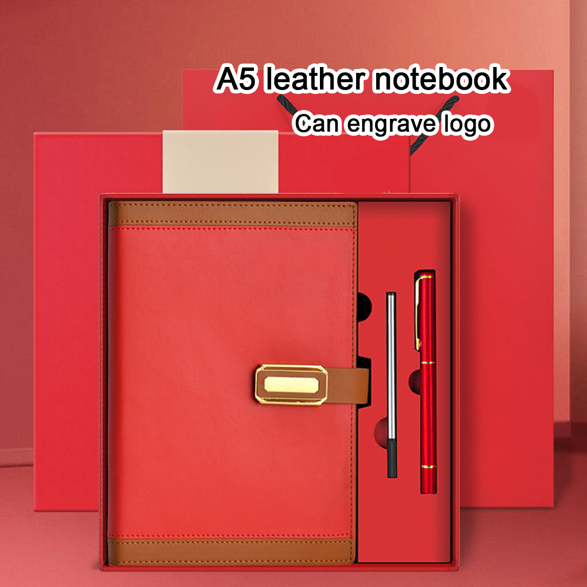 (Can Engrave Logo) A5 Soft Lea - Leatherwork Books 评论和价格