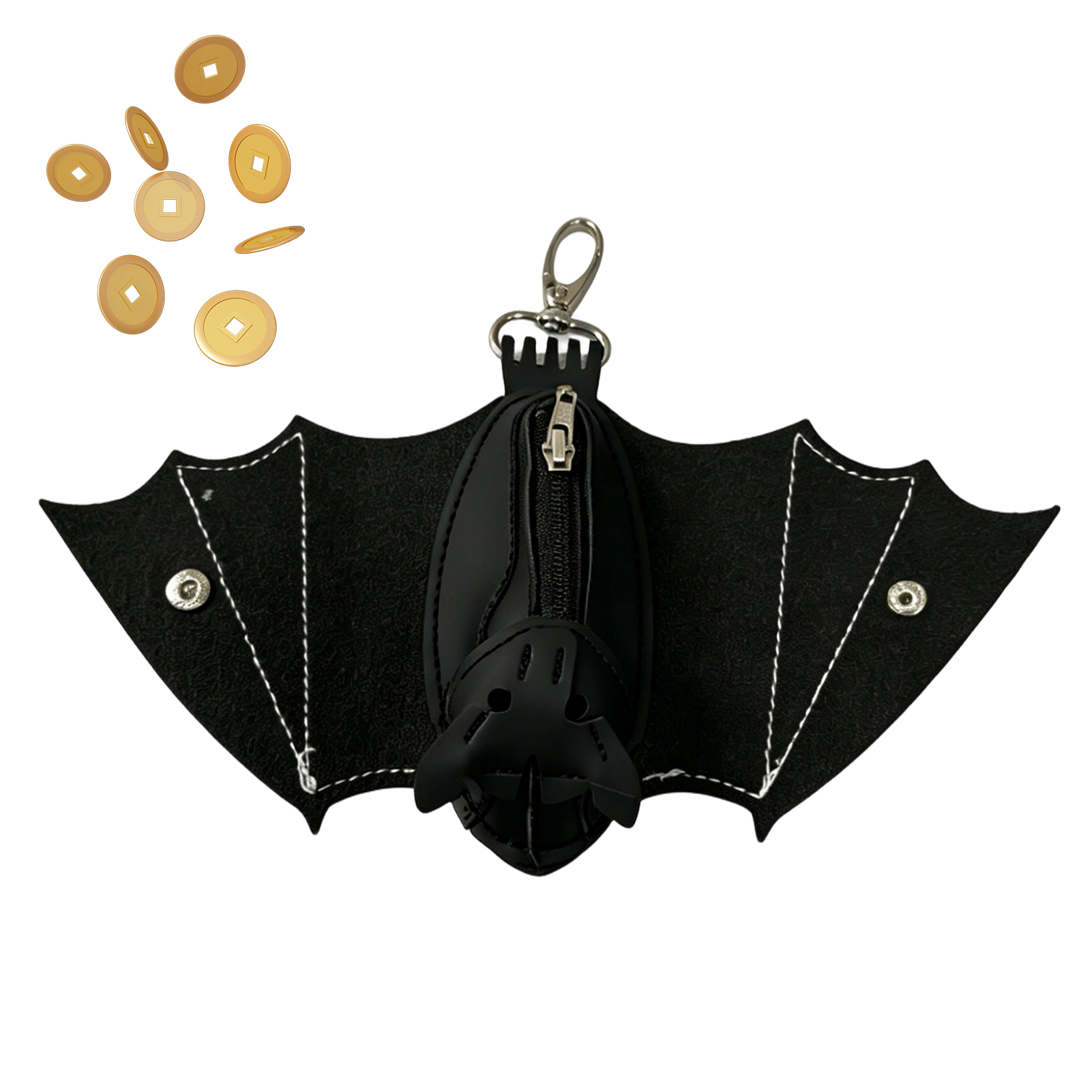20cm PU Leather Bat Gothic Coi - Leatherwork Workshop 评论和价格