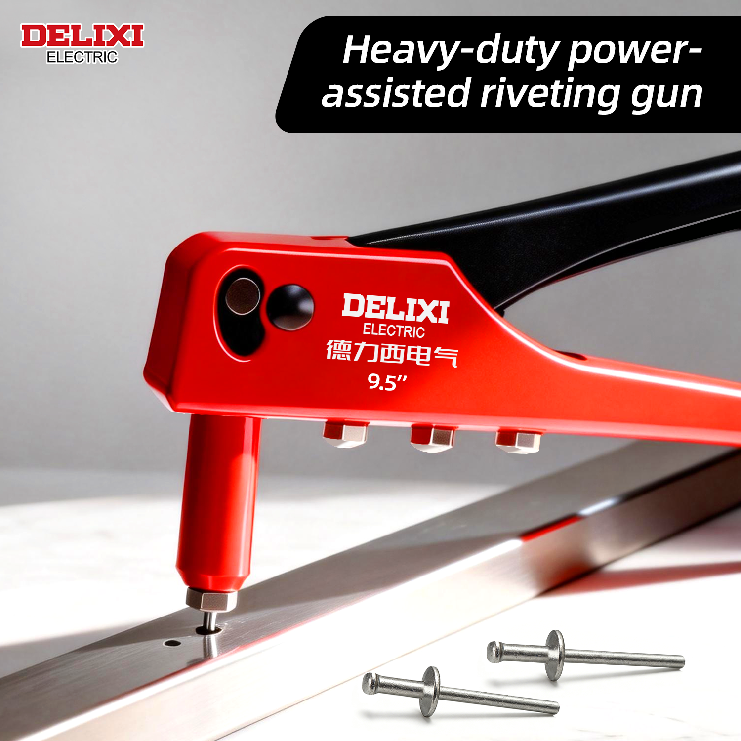 Heavy-Duty Hand Riveter,High-L - Rivet Setter Tool 评论和价格