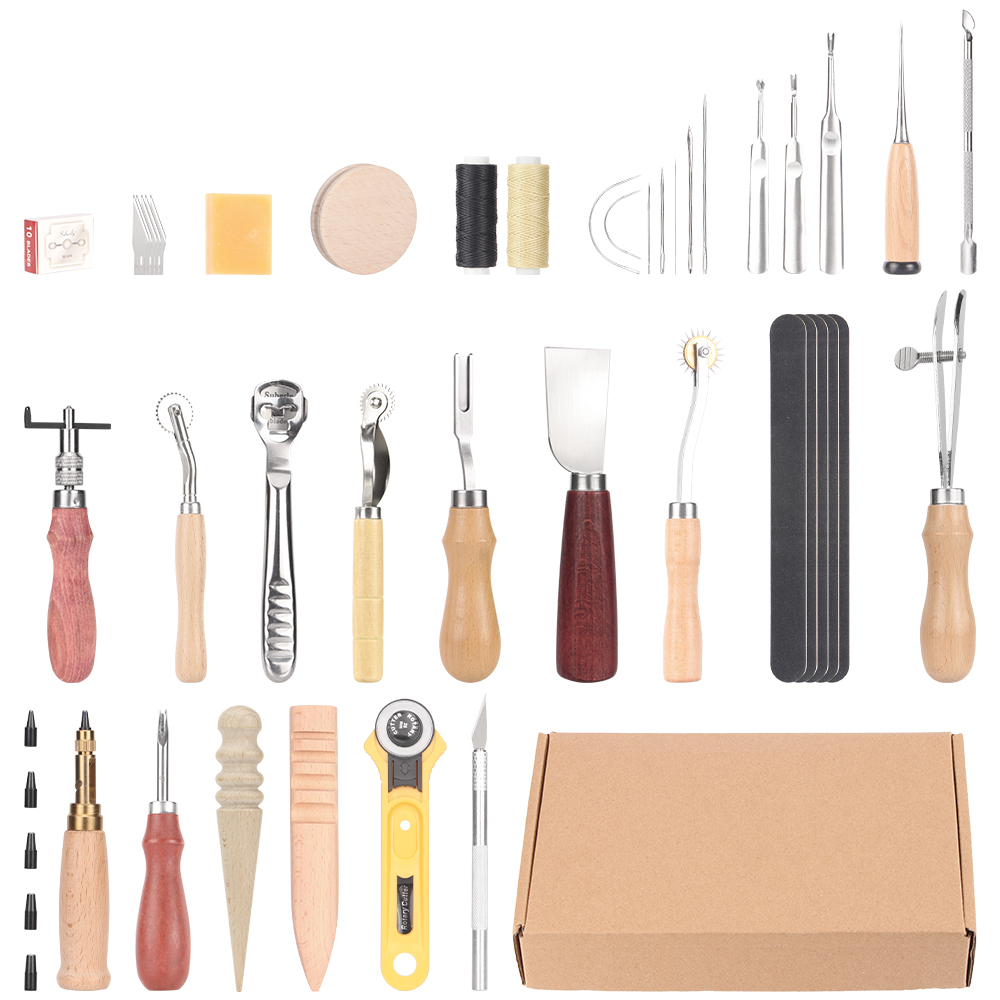 Leather Sewing Tools Kit Stitc - Leatherwork Needles 评论和价格