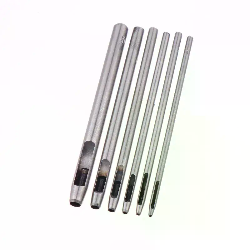 6 Pcs Kit Hollow Punch Set Rou - Leather Work Organiser 评论和价格