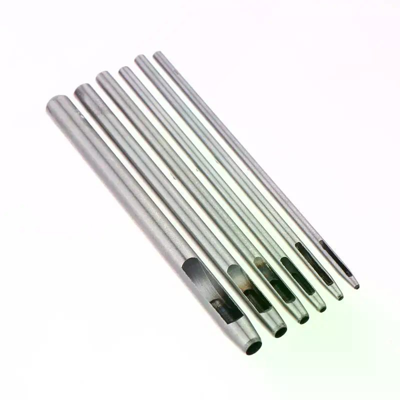 6 Pcs Kit Hollow Punch Set Rou - Leather Work Organiser 评论和价格