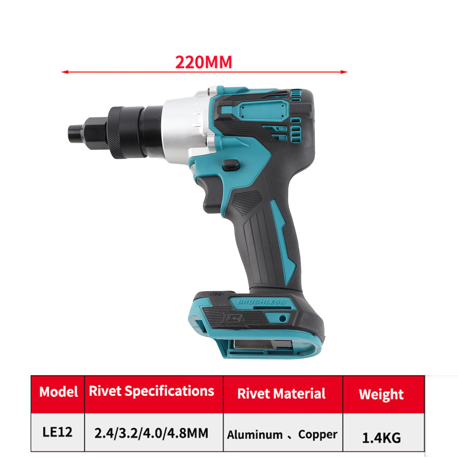 Electric Riveting Gun Brushles - Rivet Setter Tool 评论和价格