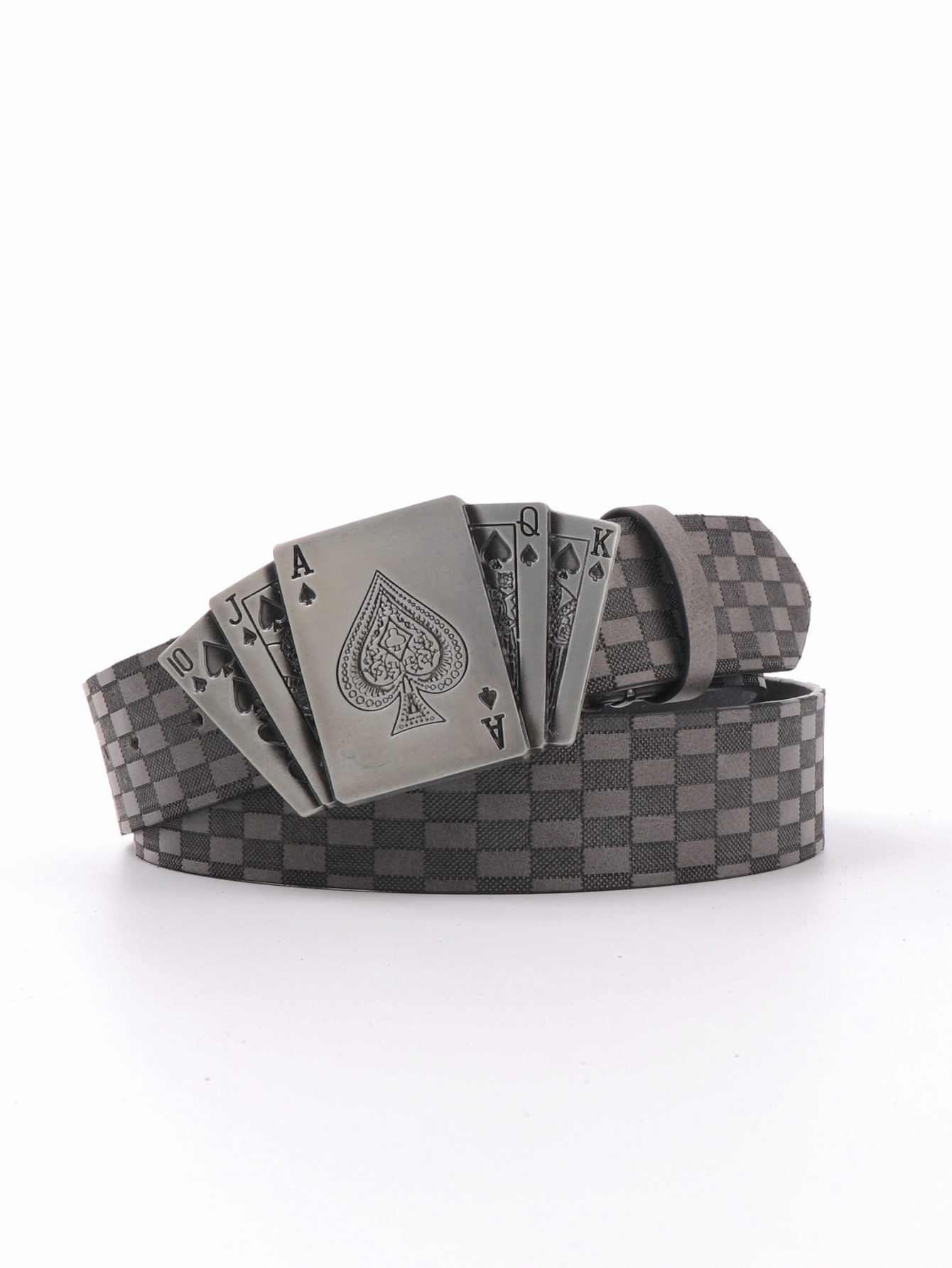 A men's and women's casual ret - Leather Works Belt 评论和价格