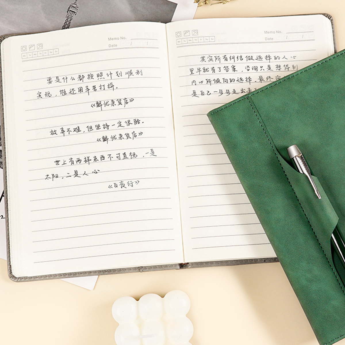 (Can Engrave Logo) A5 Leather  - Leatherwork Books 评论和价格