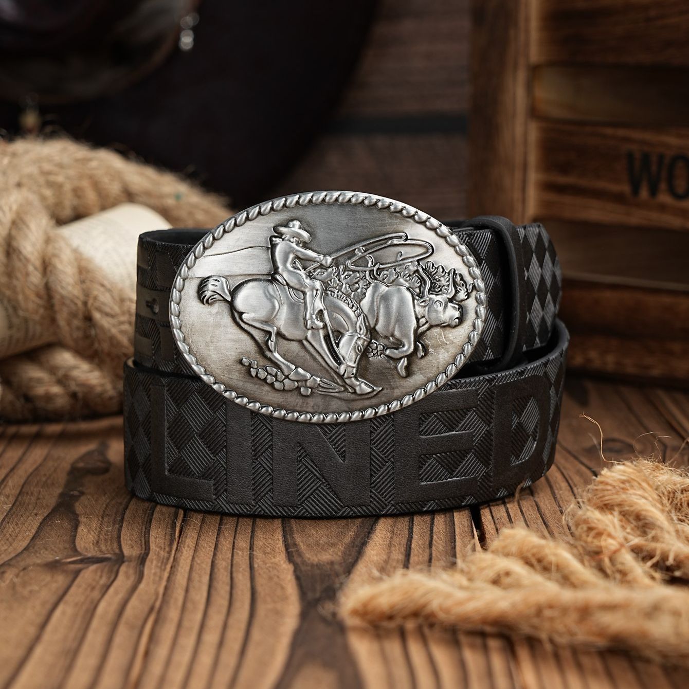 A Men's and Women's Casual Ret - Leather Works Belt 评论和价格