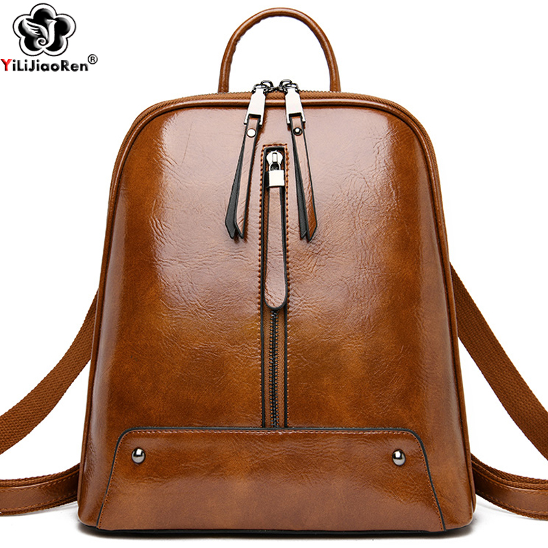 Women Leather Backpack Fashion - Leatherwork Wallet 评论和价格