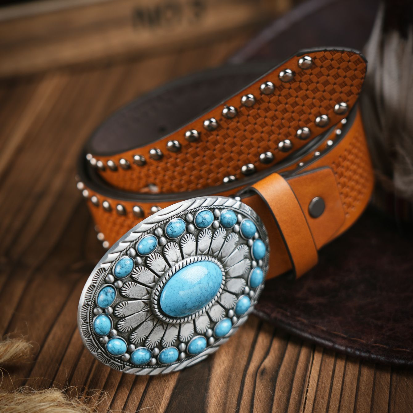 A Men's and Women's Casual Ret - Leather Works Belt 评论和价格