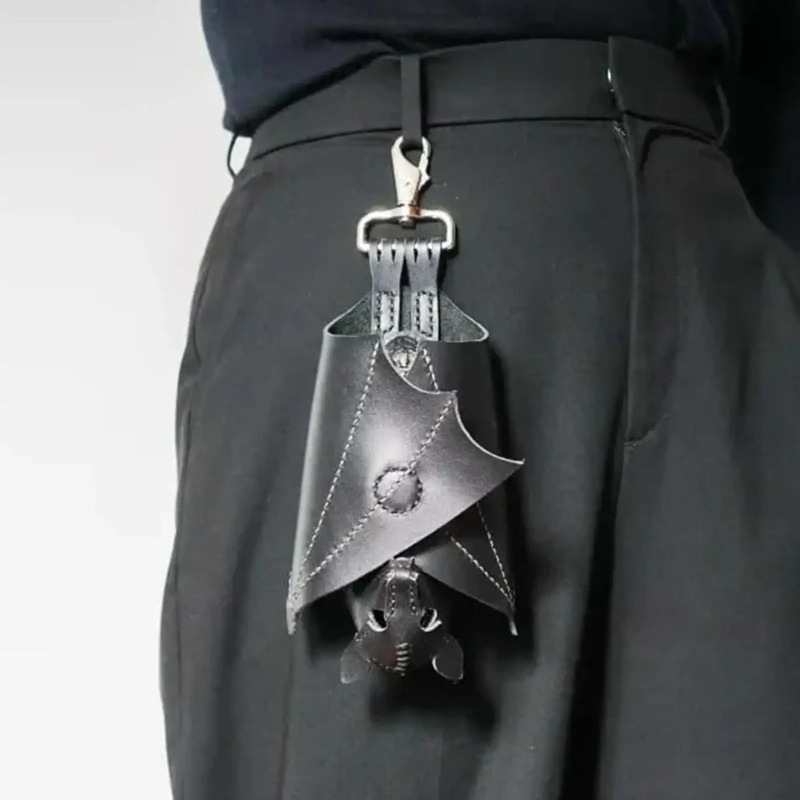 Coin Purse PU Leather Bat Goth - Leatherwork Workshop 评论和价格