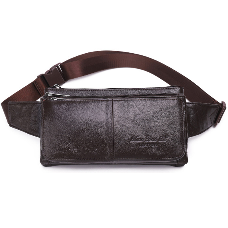 Men Waist Fanny Pack Belt Hip  - Leatherwork Wallet 评论和价格