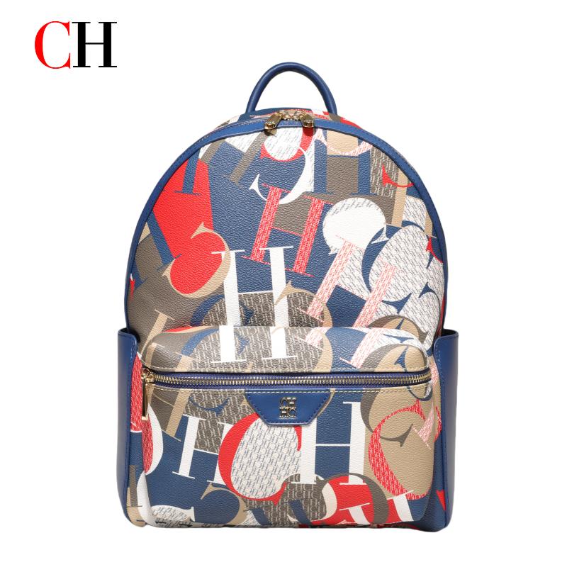 CH Luxury Women Backpack PU Le - Leatherwork Letters 评论和价格