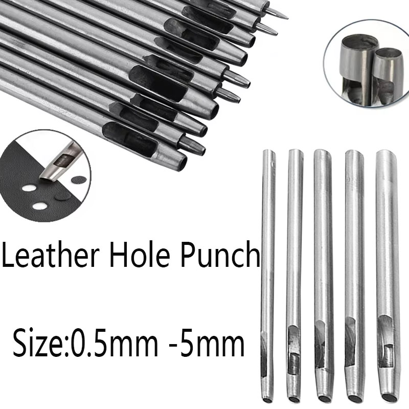 0.5-5mm Leather Hole Punch Too - Leather Works Belt 评论和价格