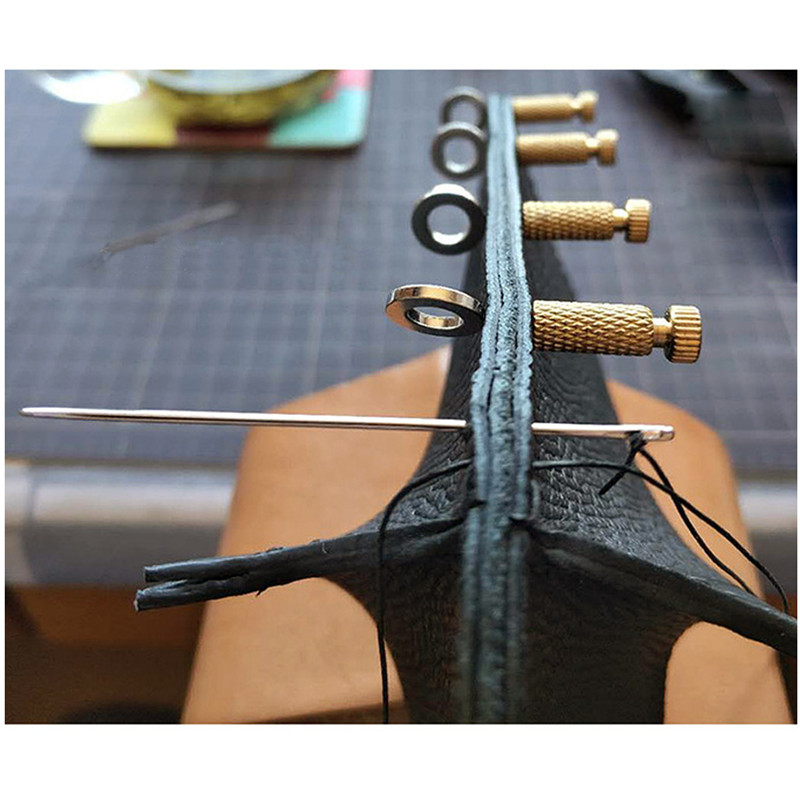 1PC Handmade Leather Sewing Ne - Leatherwork Needles 评论和价格