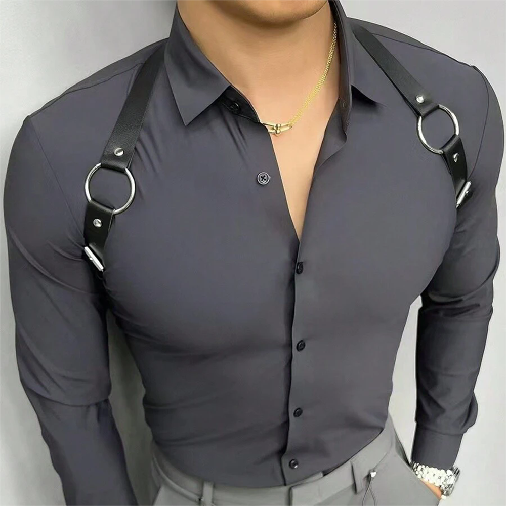 PU Leather Vest Strap Braces S - Leather Work Vest 评论和价格