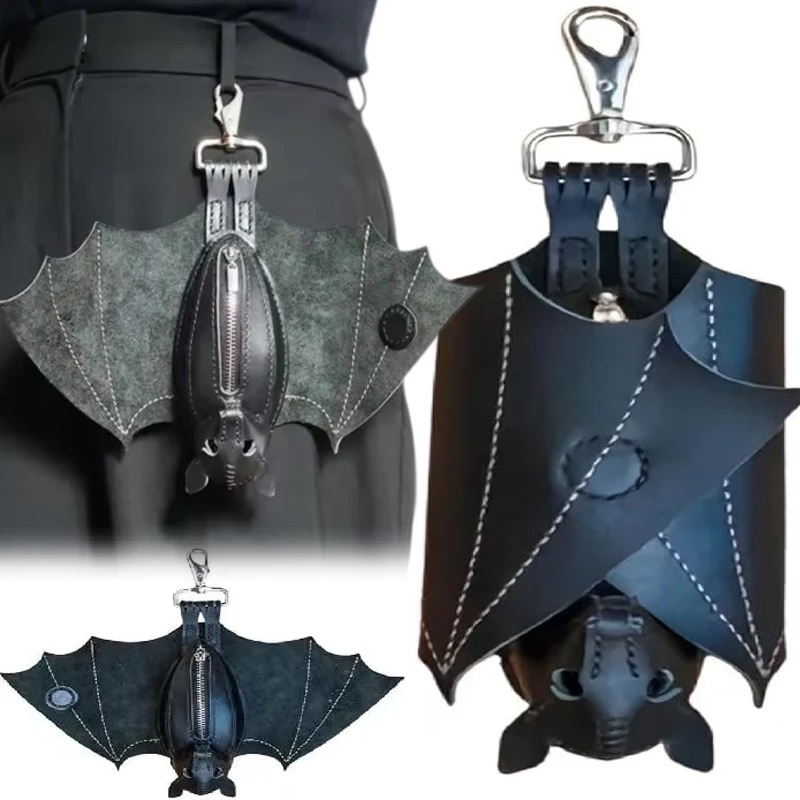 Bat Coin Purse PU Leather Bat  - Leatherwork Workshop 评论和价格