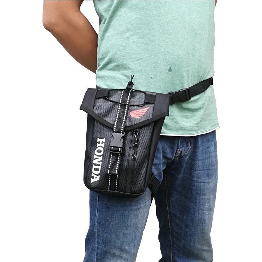 Honda Racing Motorcycle Waist  - Leatherwork Wallet 评论和价格