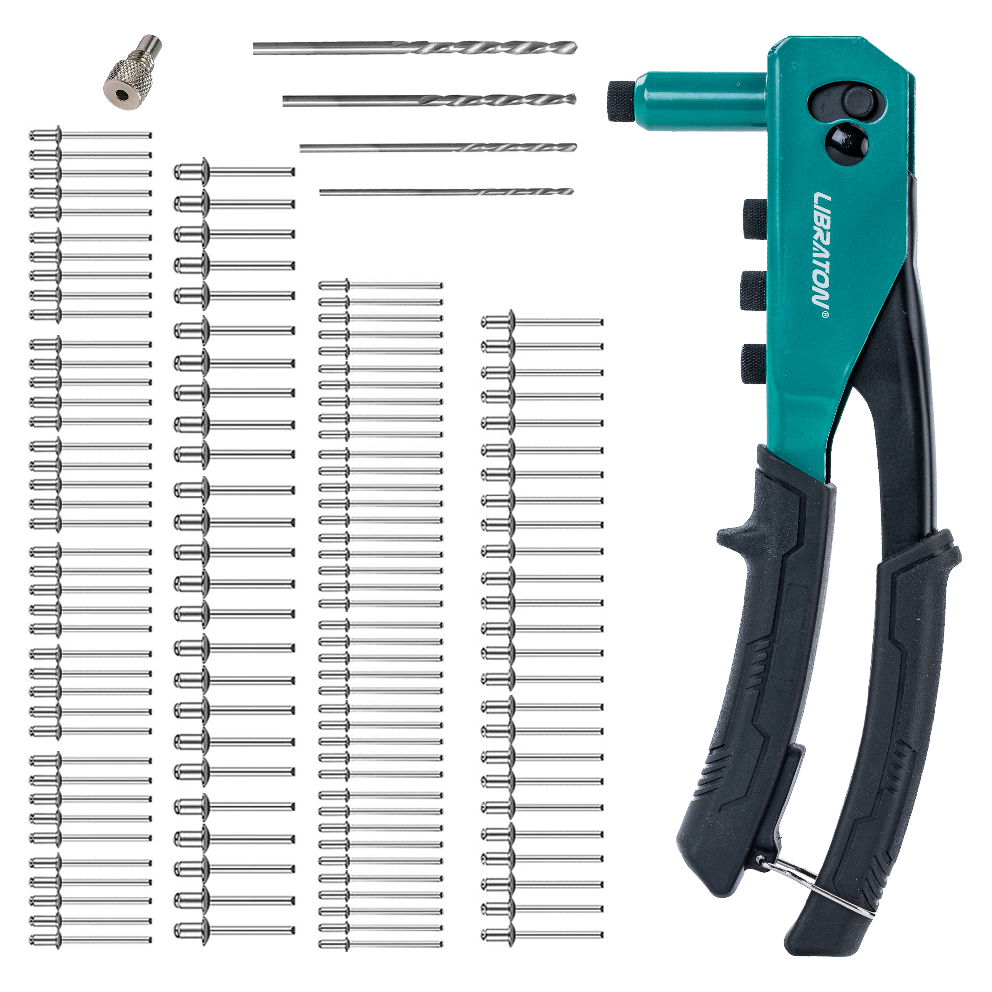 Libraton Rivet Gun Kit with 13 - Rivet Setter Tool 评论和价格
