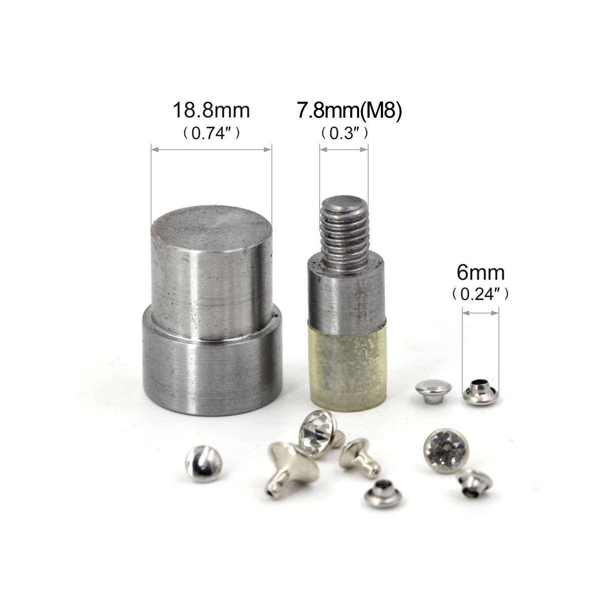 KALASO 1Set Hand Press Die Mou - Rivet Setter Tool 评论和价格