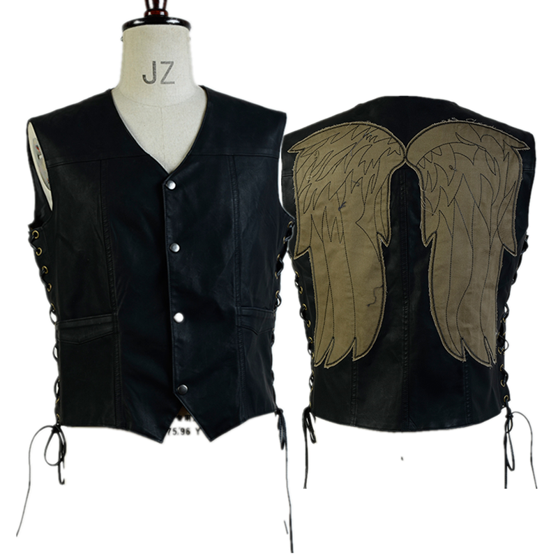 Daryl Dixon Cosplay Vest TV Wa - Leather Work Vest 评论和价格