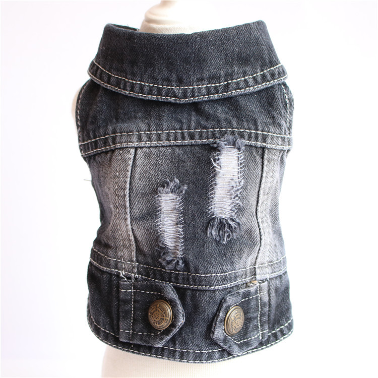 Wholesale Pet Clothes Fashion  - Leather Work Vest 评论和价格