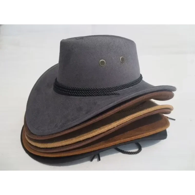 Fashion Sun Hat Faux Leather C - Leather Work Hat 评论和价格