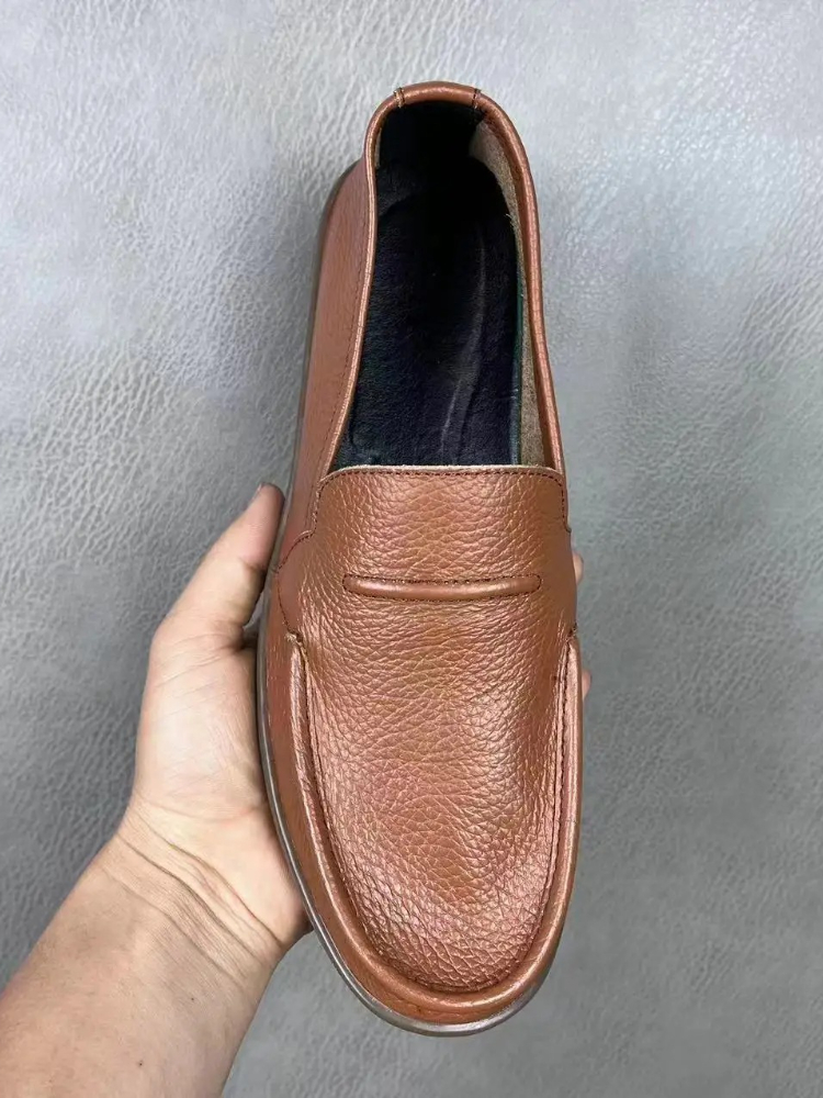 Low-Top Round Toe Men's Leathe - Leatherwork Designs 评论和价格