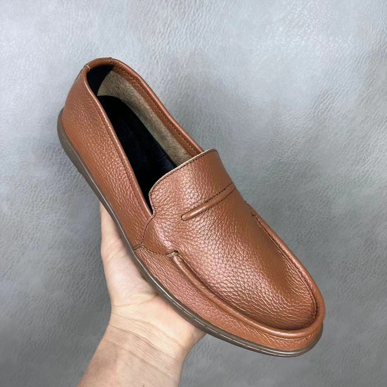 Low-Top Round Toe Men's Leathe - Leatherwork Designs 评论和价格