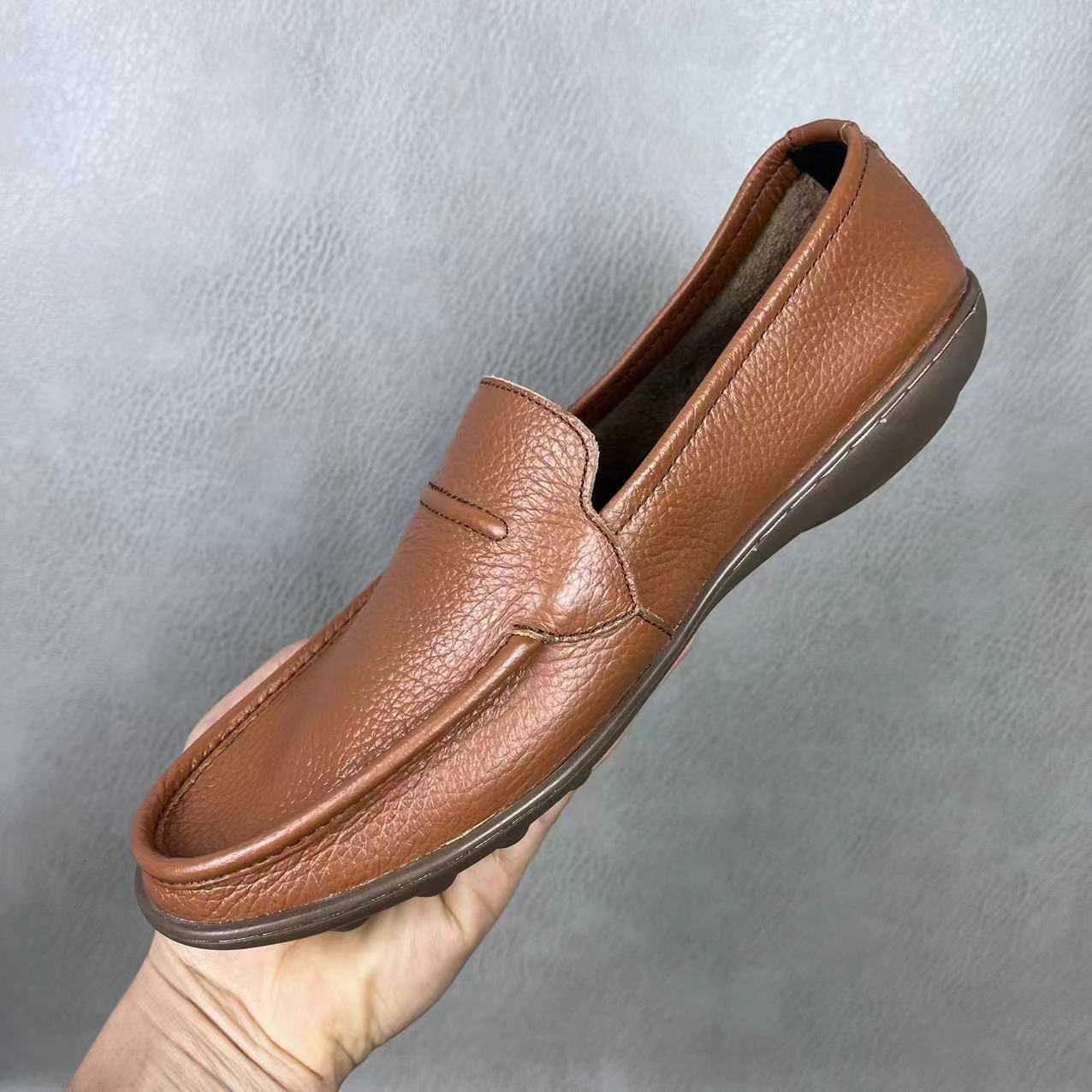 Low-Top Round Toe Men's Leathe - Leatherwork Designs 评论和价格