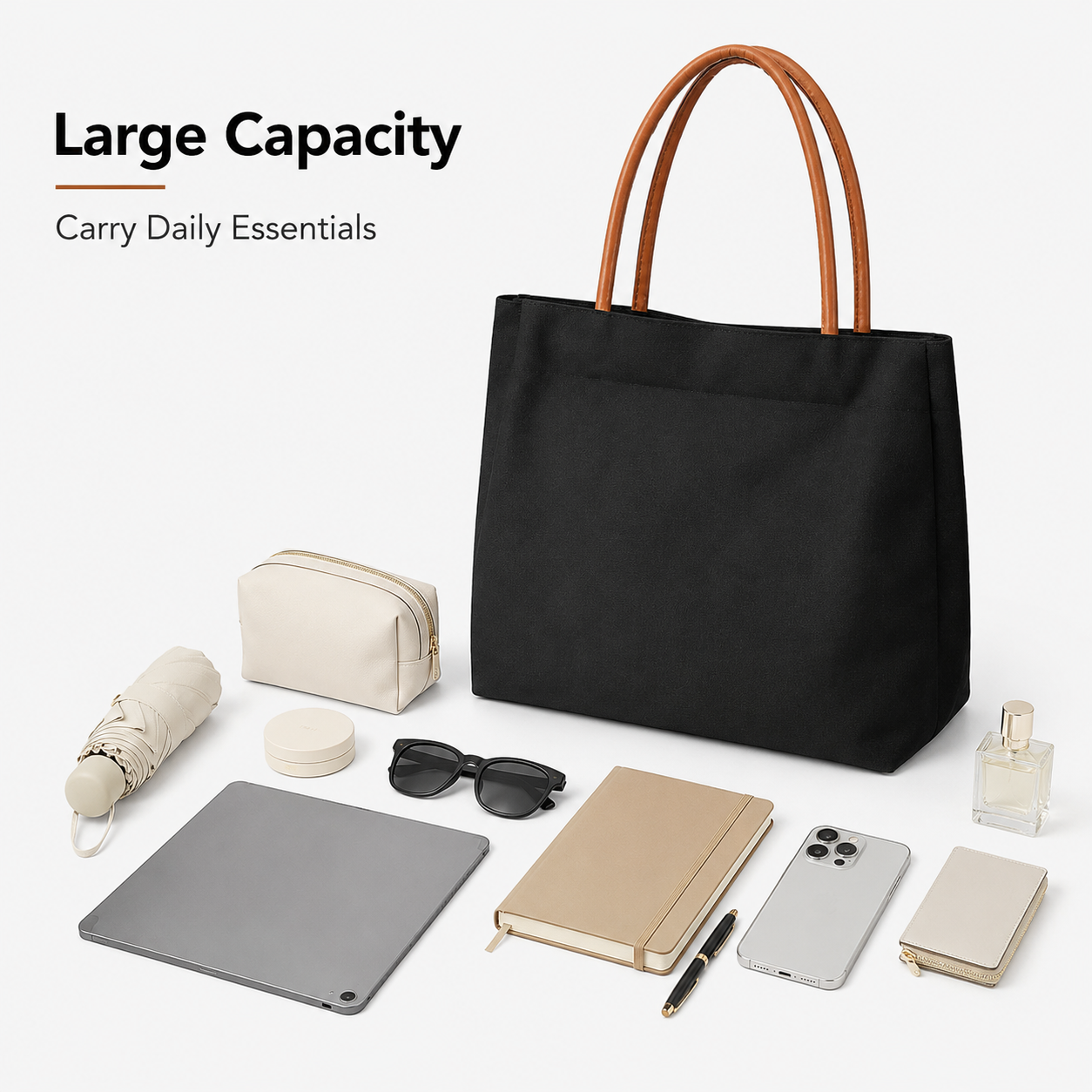 Women’s Canvas Tote Bag with P - Leatherwork Workshop 评论和价格