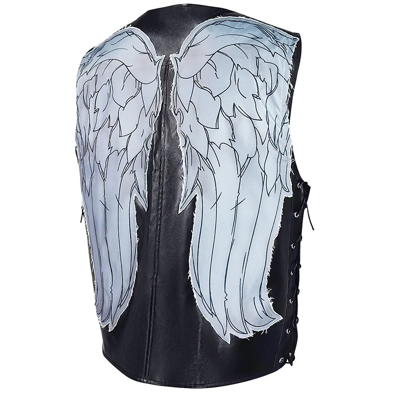 Daryl Dixon Costume Cosplay Ve - Leather Work Vest 评论和价格