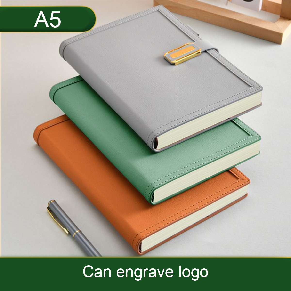 (Can Engrave Logo) A5 Soft Lea - Leatherwork Books 评论和价格