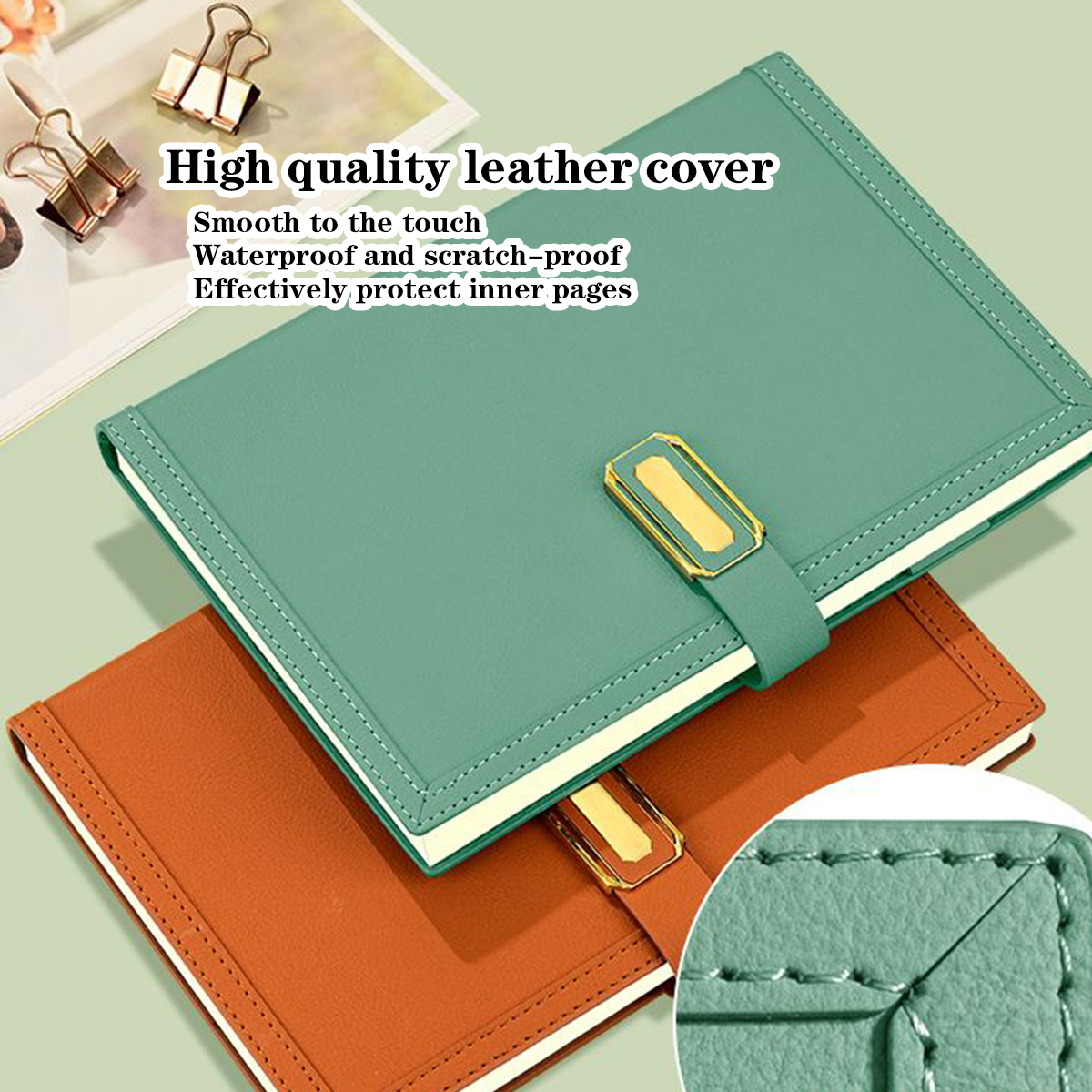 (Can Engrave Logo) A5 Soft Lea - Leatherwork Books 评论和价格