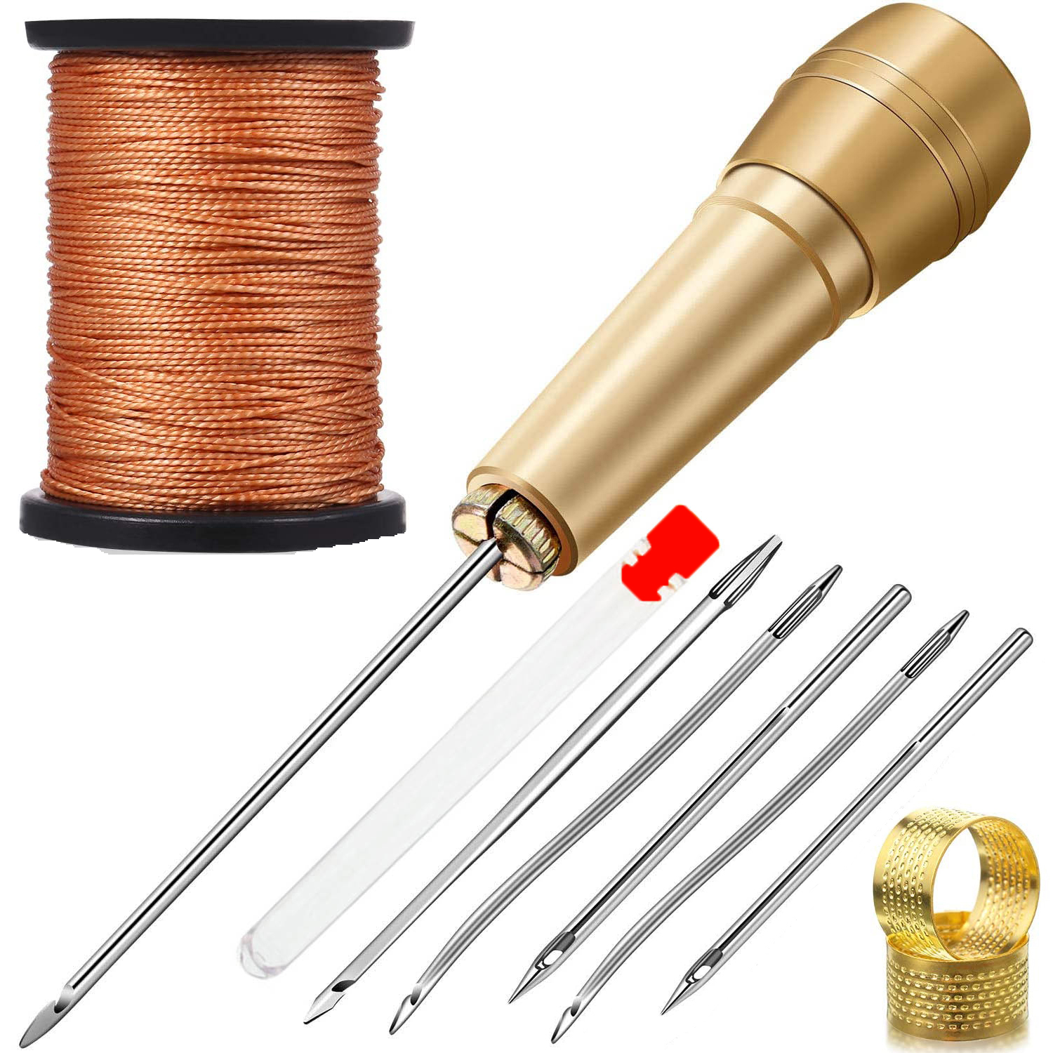 Leather Sewing Kit DIY Leather - Leatherwork Needles 评论和价格