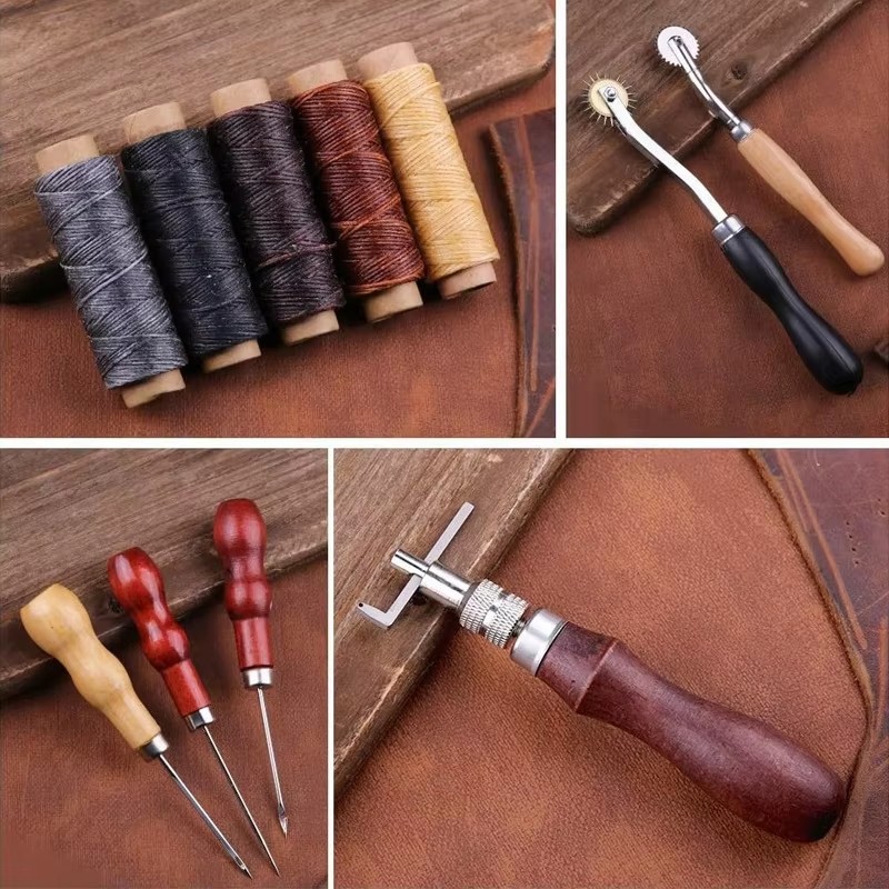 Leather Craft Tool Kit Leather - Leather Work Organiser 评论和价格