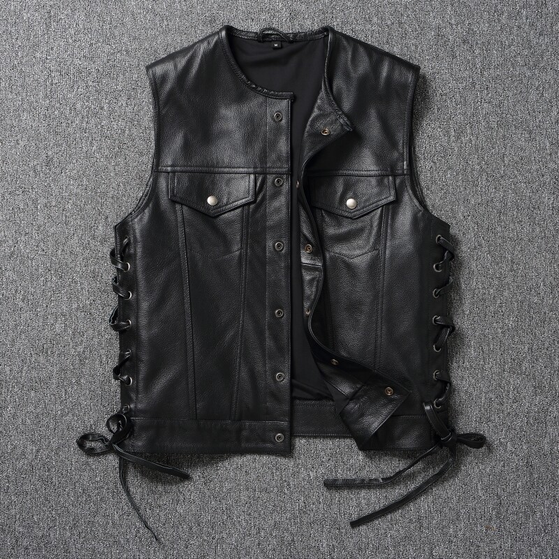 2026 Trendy Men's High Quality - Leather Work Vest 评论和价格