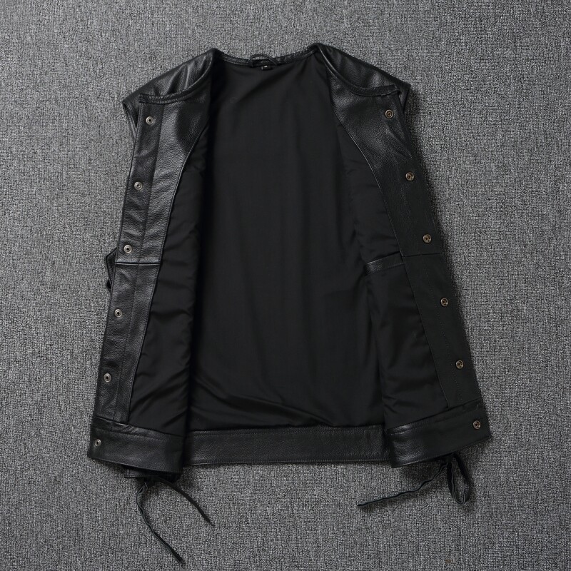 2026 Trendy Men's High Quality - Leather Work Vest 评论和价格