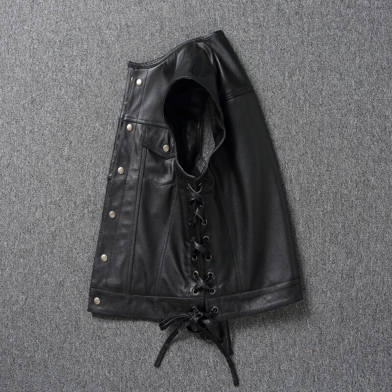2026 Trendy Men's High Quality - Leather Work Vest 评论和价格
