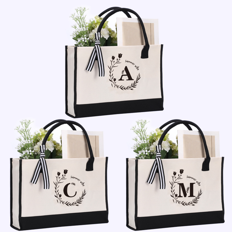 Leather letter print tote bag, - Leatherwork Letters 评论和价格