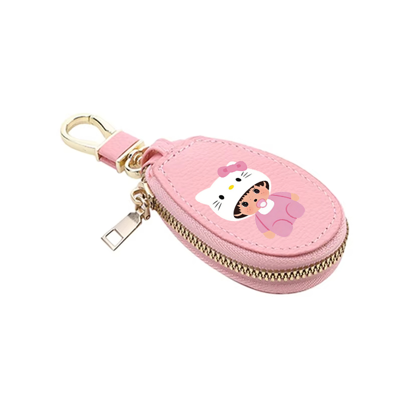 1pcs MONCHHICHI Leather Zipper - Leatherwork Wallet 评论和价格