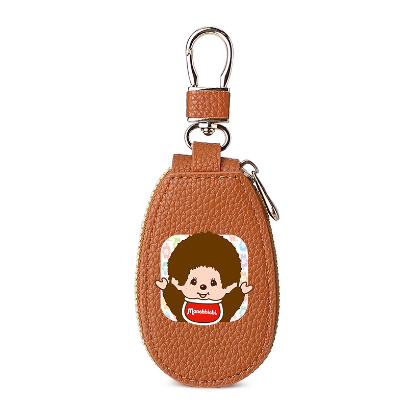 1pcs MONCHHICHI Leather Zipper - Leatherwork Wallet 评论和价格