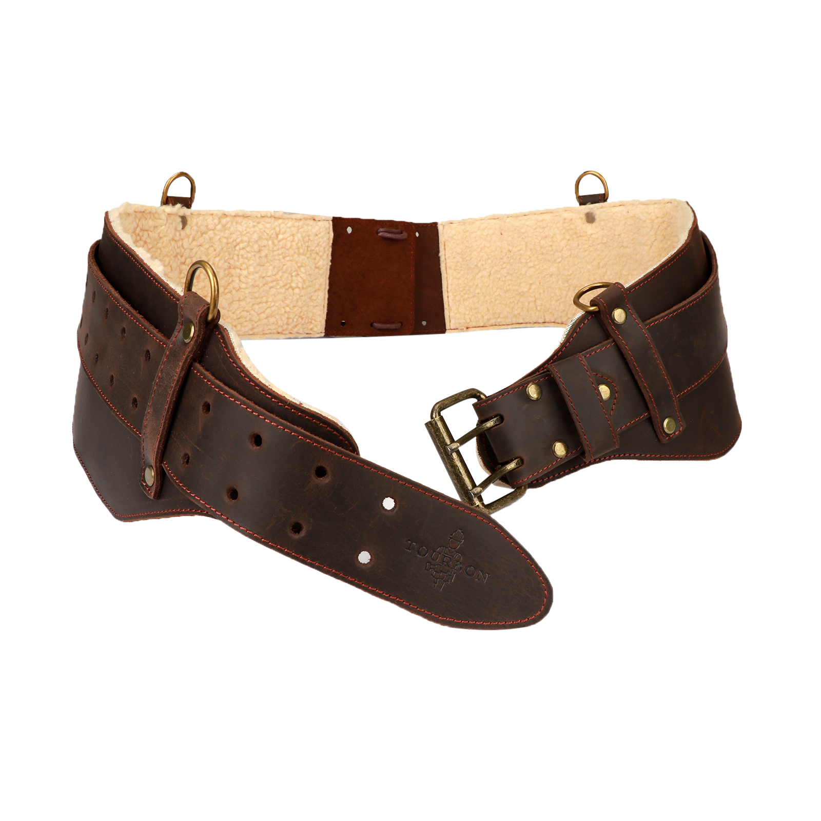 Tourbon Padded Leather Work Be - Leather Works Belt 评论和价格