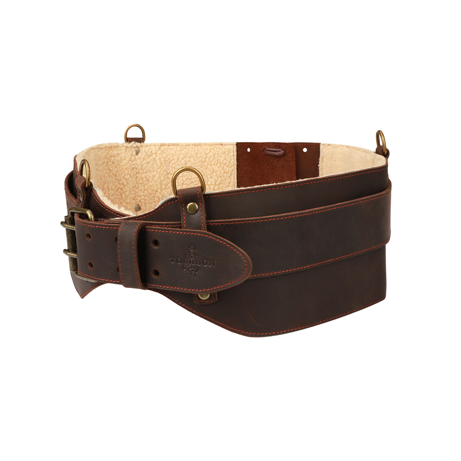 Tourbon Padded Leather Work Be - Leather Works Belt 评论和价格