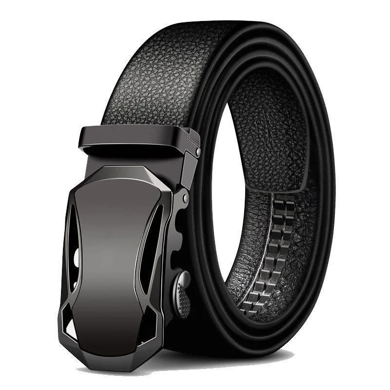 Belt Men Automatic Buckle Belt - Leather Works Belt 评论和价格